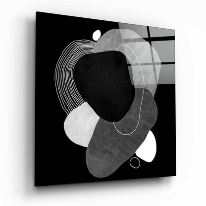 Black Glass Wall Art printed on tempered glass