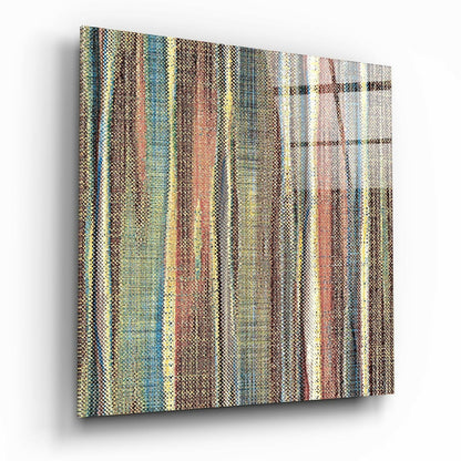 Ethnic Pattern Glass Wall Art printed on tempered glass