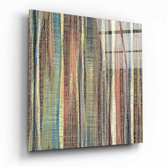 Ethnic Pattern Glass Wall Art printed on tempered glass