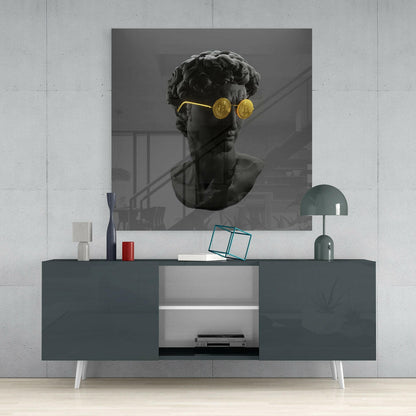 Sculpture Glass Wall Art