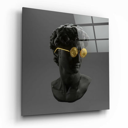 Sculpture Glass Wall Art printed on tempered glass