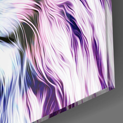 Lion Glass Wall Art