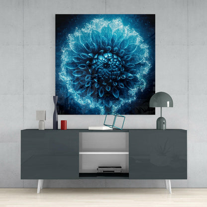 Flower Glass Wall Art