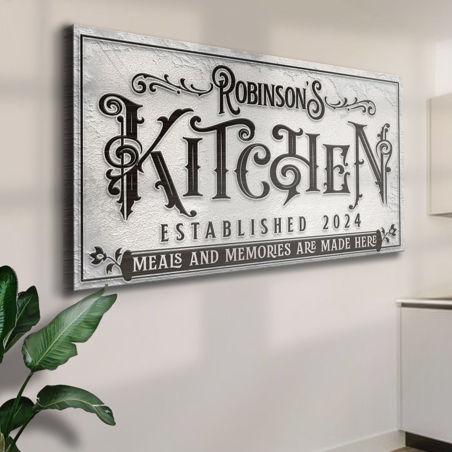 Kitchen Decor Canvas Wall Sign