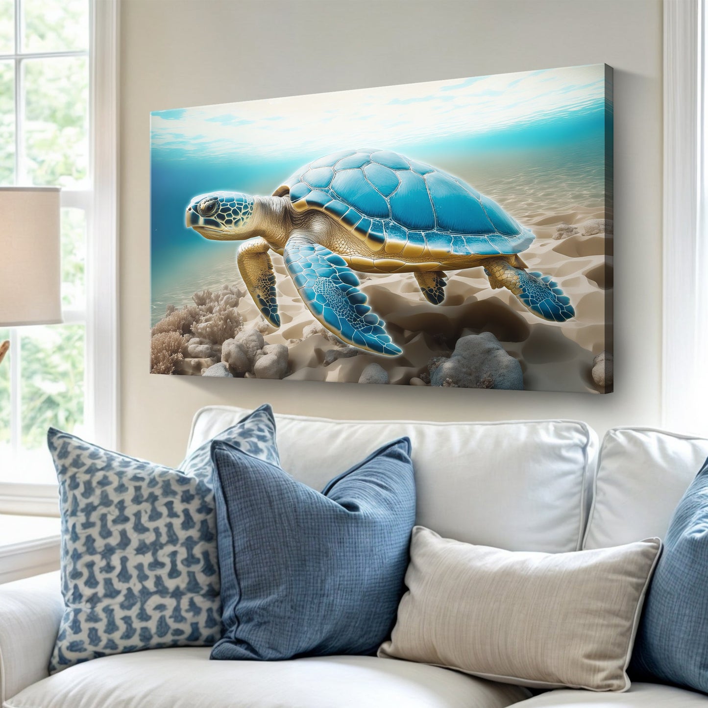 3D Coastal Canvas Wall Art VI