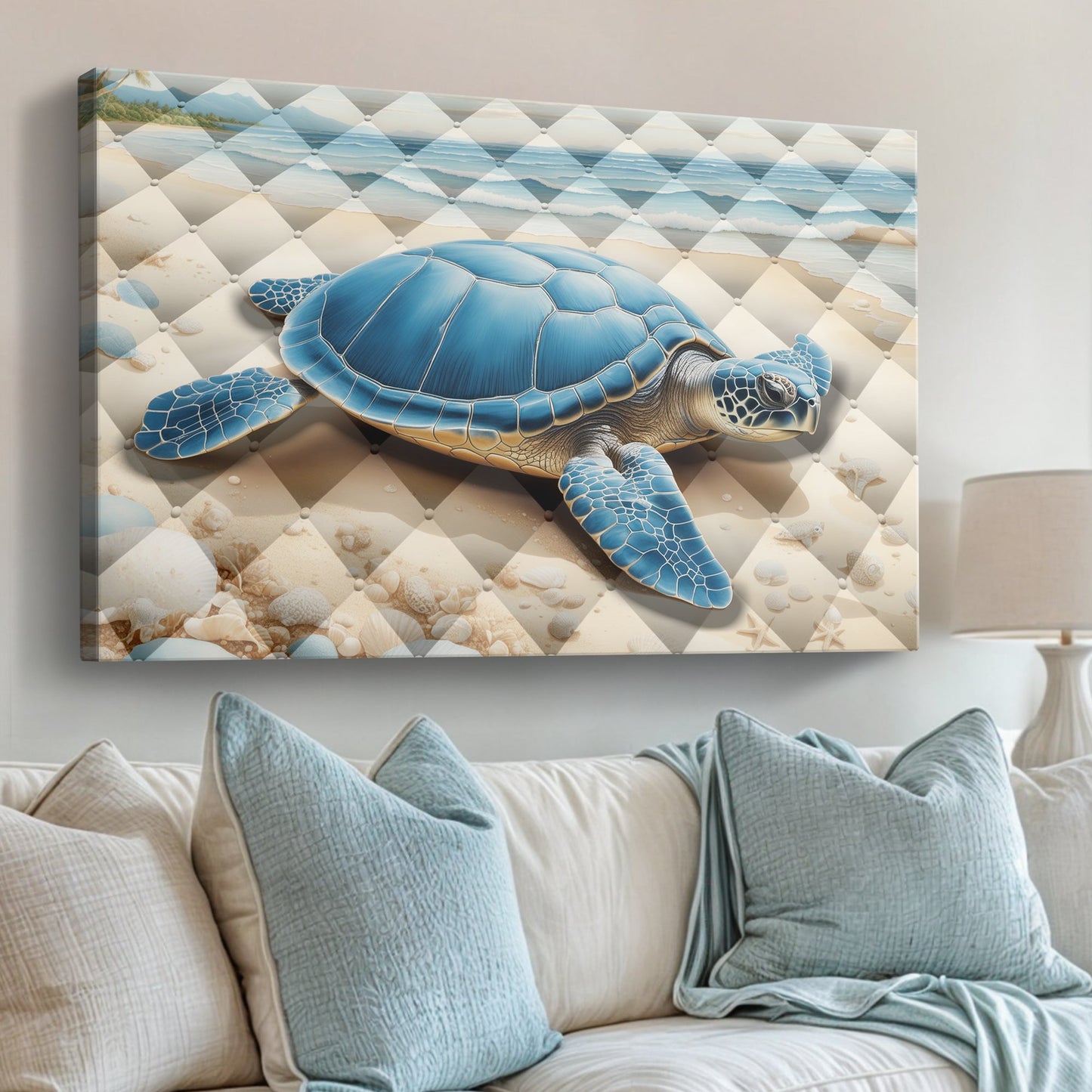 3D Coastal Canvas Wall Art V