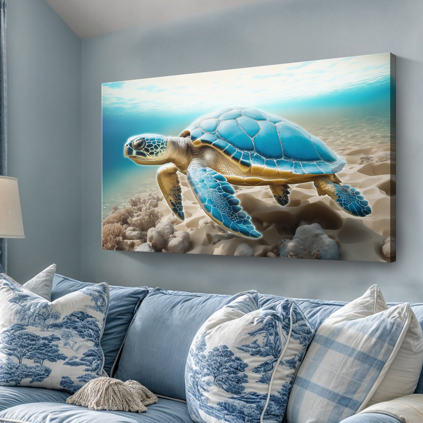 3D Coastal Canvas Wall Art VI