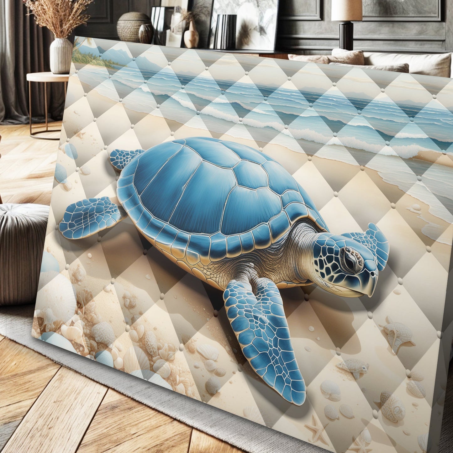 3D Coastal Canvas Wall Art V