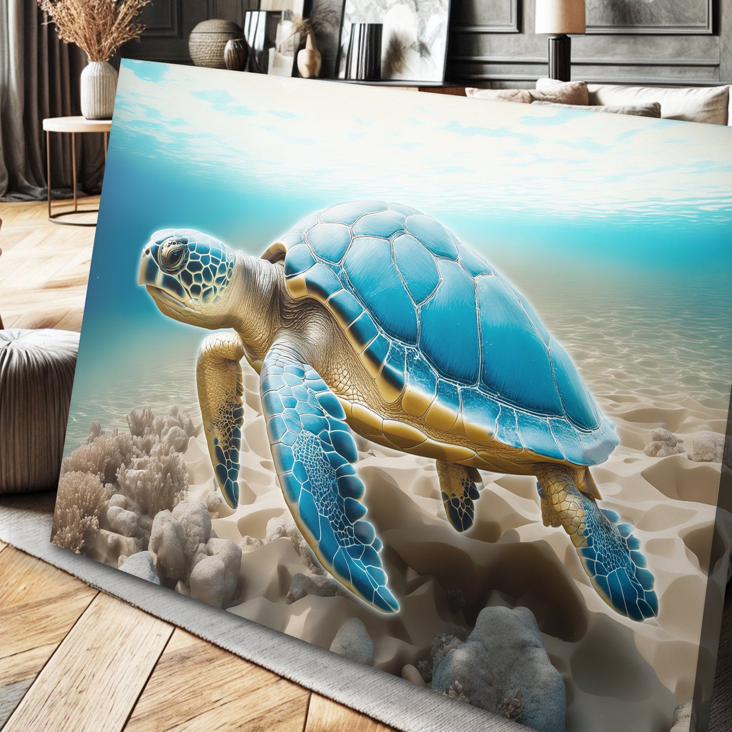 3D Coastal Canvas Wall Art VI