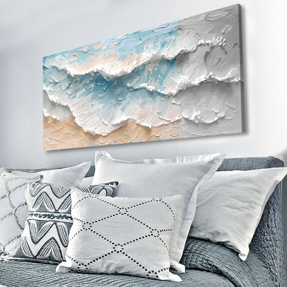 Blue Ocean Coastal Canvas Wall Art