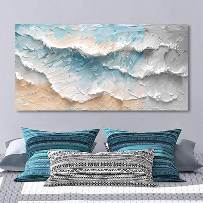 Blue Ocean Coastal Canvas Wall Art