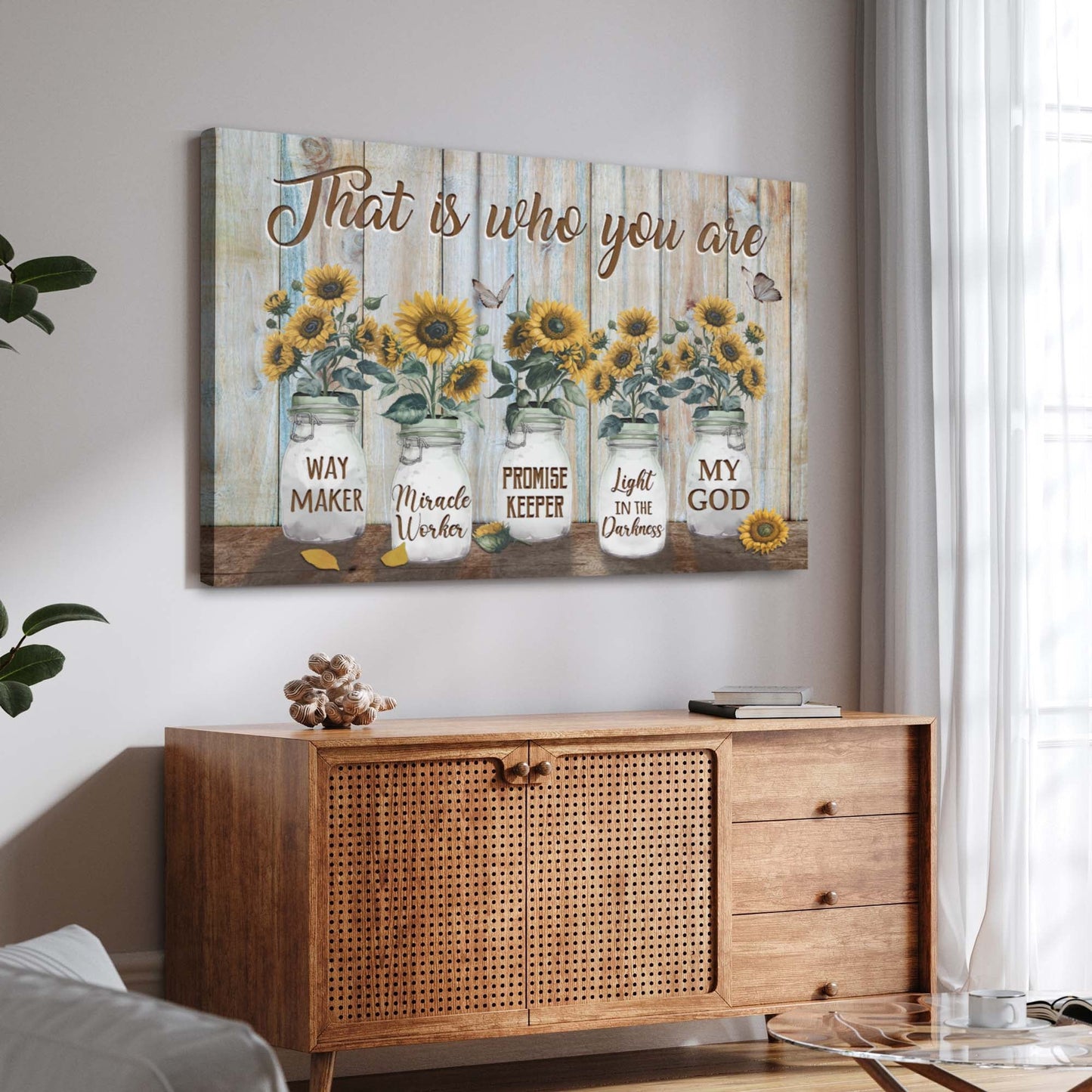That Is Who You Are Faith Canvas Wall Art