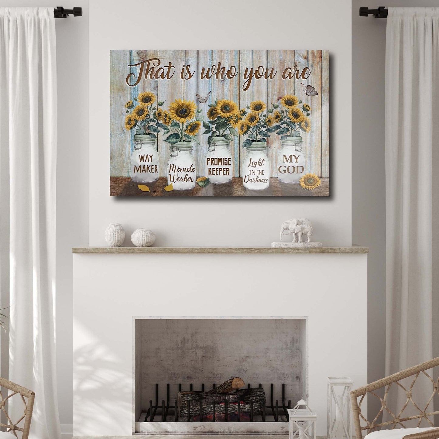 That Is Who You Are Faith Canvas Wall Art