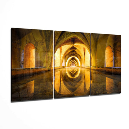 Columns Glass Wall Art