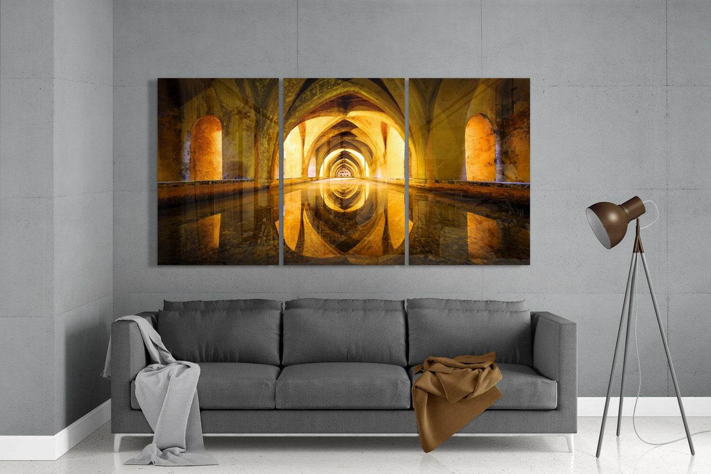 Columns Glass Wall Art