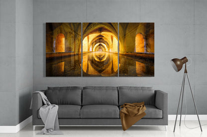 Columns Glass Wall Art