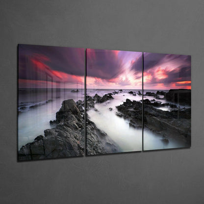 Foggy Sea Glass Wall Art