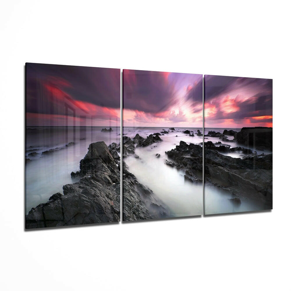 Foggy Sea Glass Wall Art