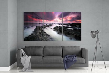 Foggy Sea Glass Wall Art