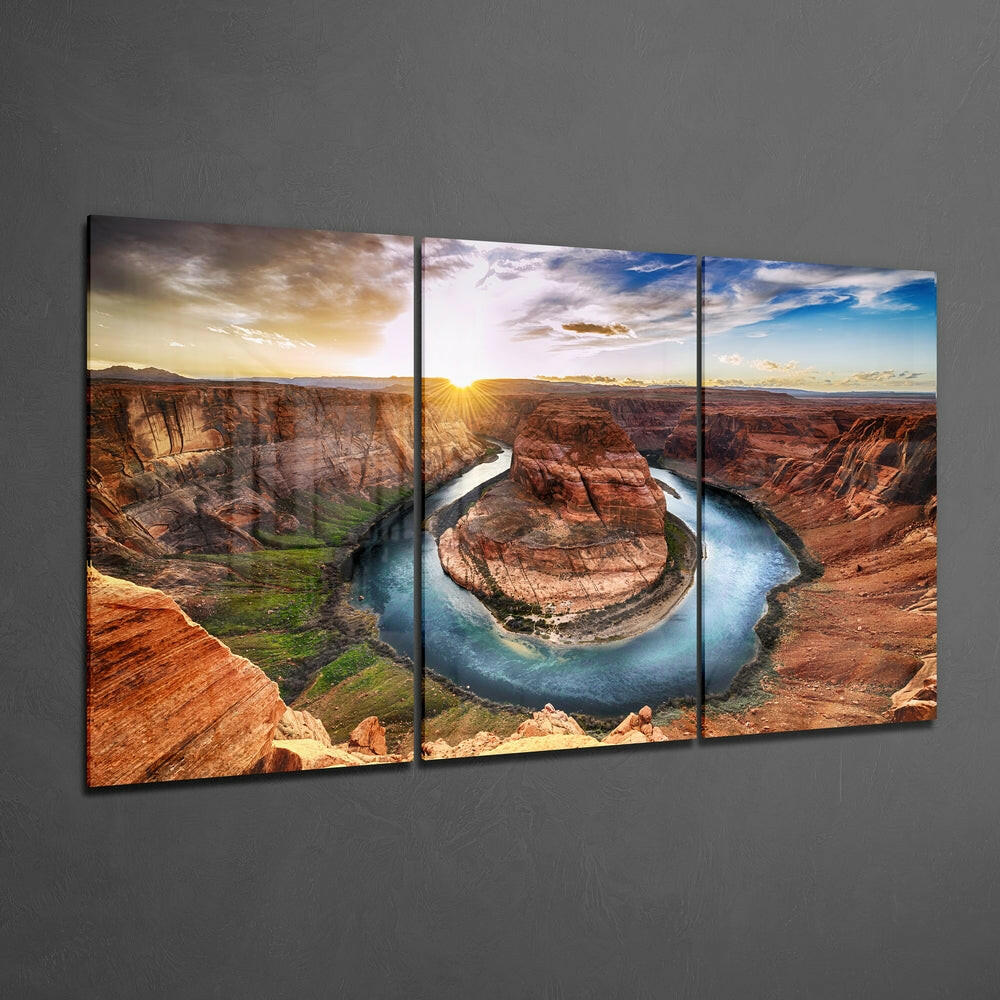 Grand Canyon Glass Wall Art