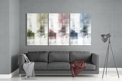 Pastel Colors Glass Wall Art
