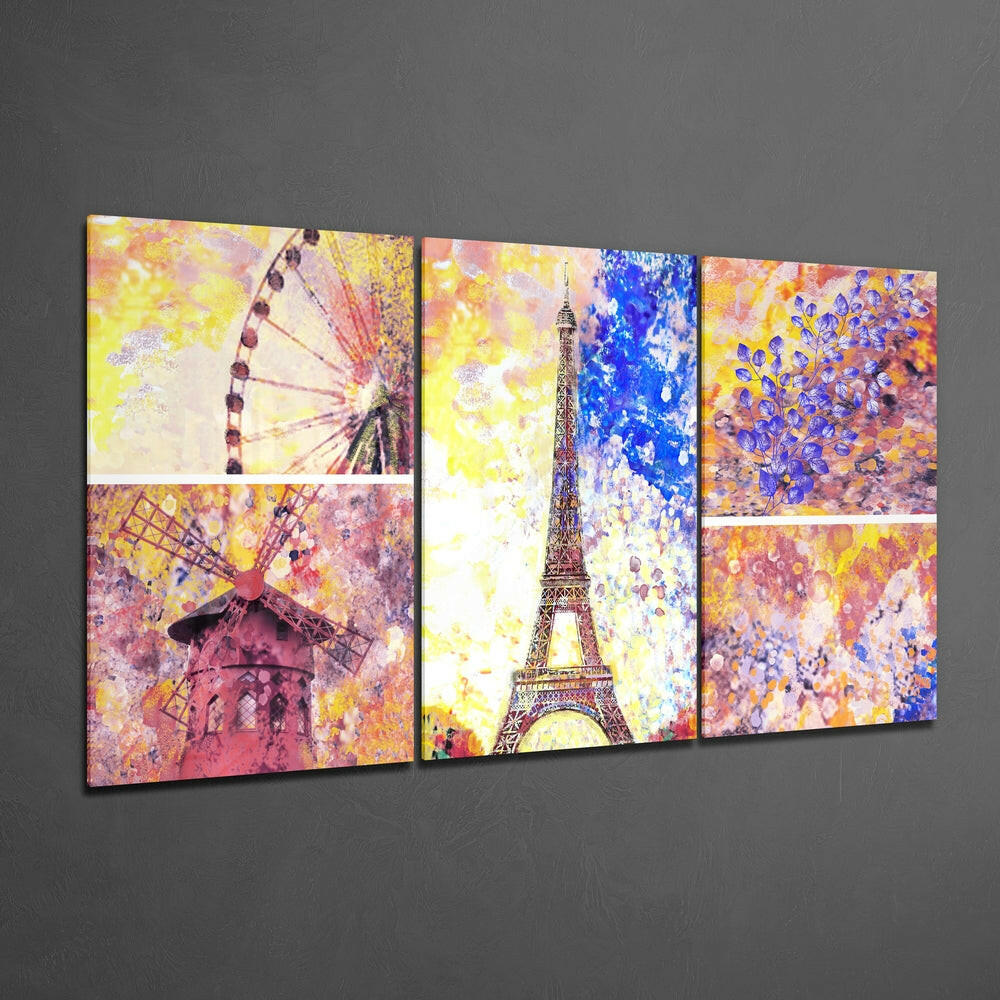 Paris Glass Wall Art