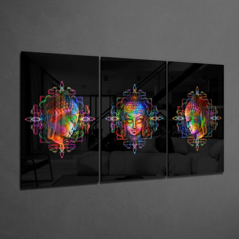 Buddha Glass Wall Art