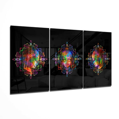 Buddha Glass Wall Art