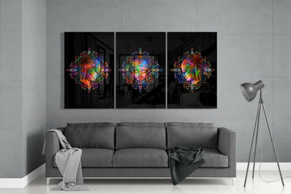 Buddha Glass Wall Art