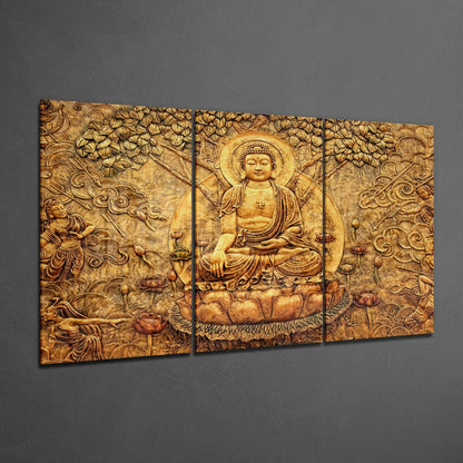 Buddha Glass Wall Art