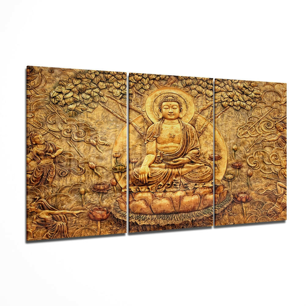 Buddha Glass Wall Art