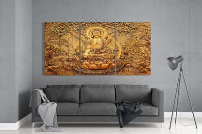 Buddha Glass Wall Art
