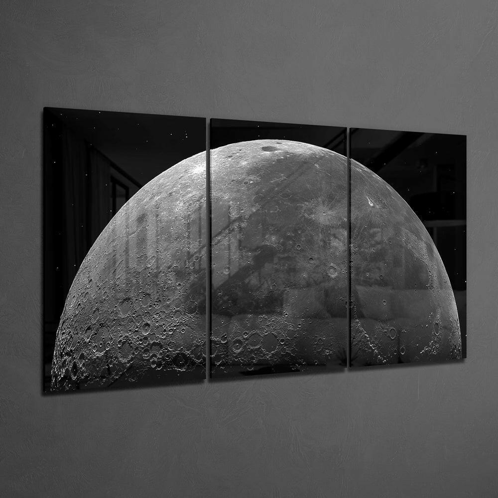 Dark Side of the Moon Glass Wall Art