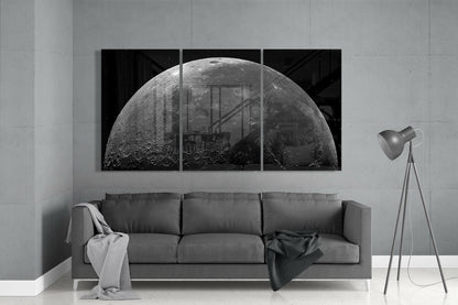 Dark Side of the Moon Glass Wall Art