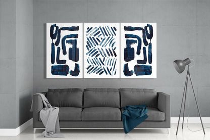 Scandinavian Lines Glass Wall Art