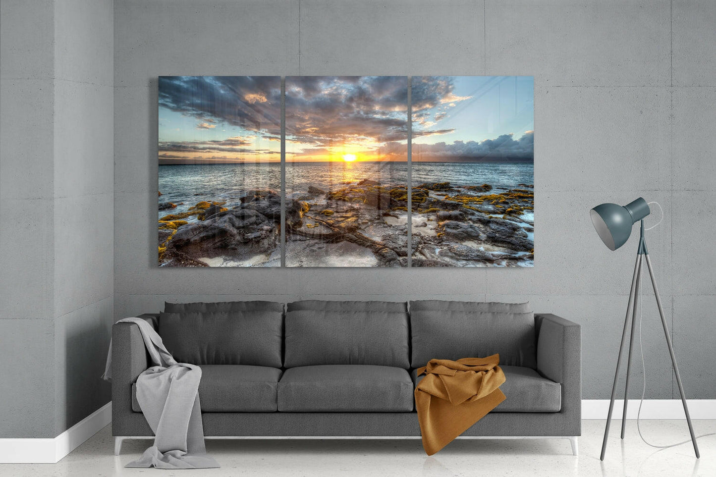 Sunset Glass Wall Art