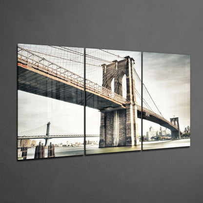 New York Glass Wall Art
