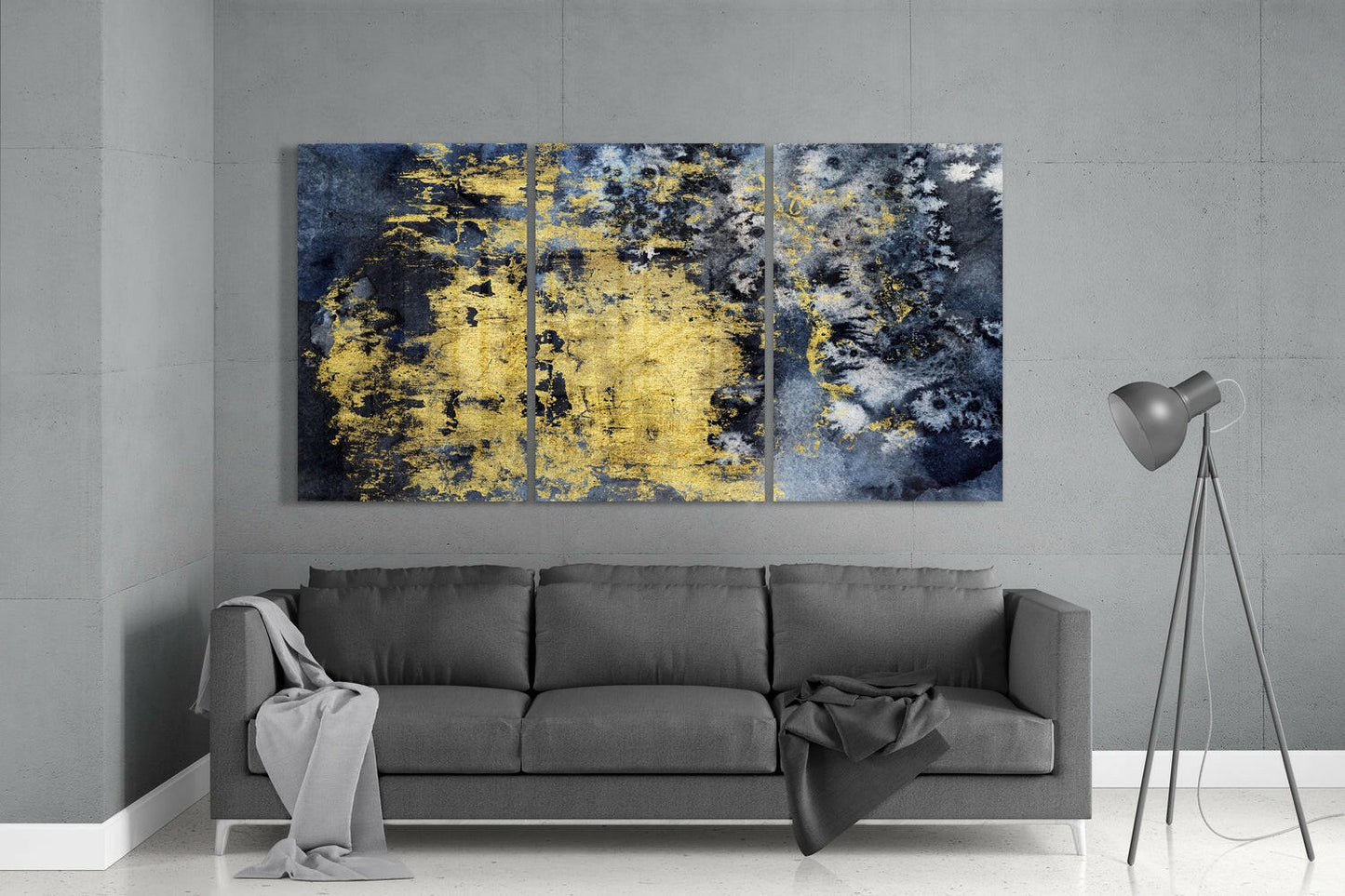 Gold Stain Glass Wall Art
