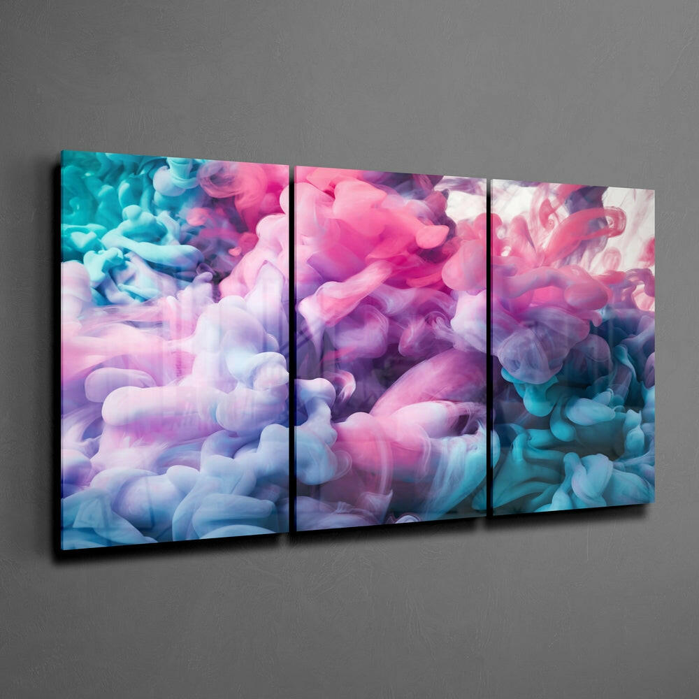 Pastel Smoke Glass Wall Art