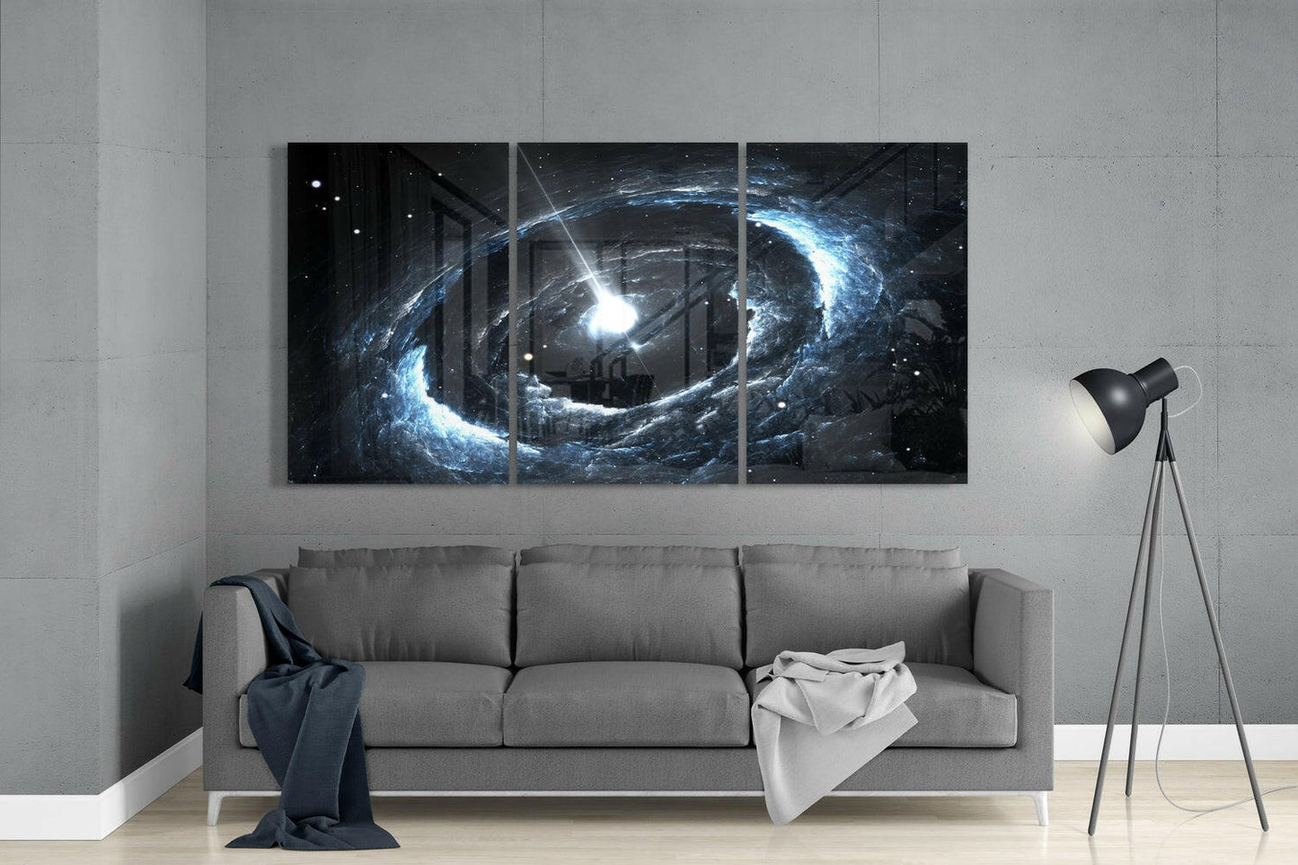 Space Glass Wall Art