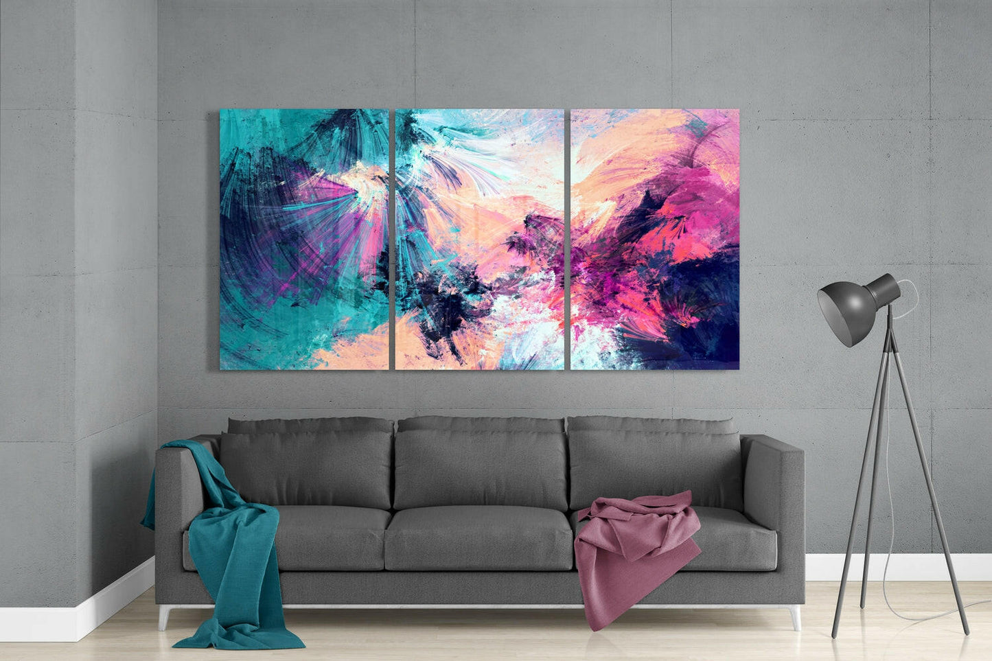 Colors Glass Wall Art