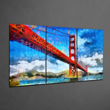 Depth Abstract Glass Wall Art