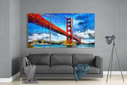 Depth Abstract Glass Wall Art