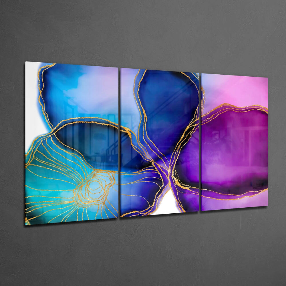Abstract Shapes 5 Glass Wall Art