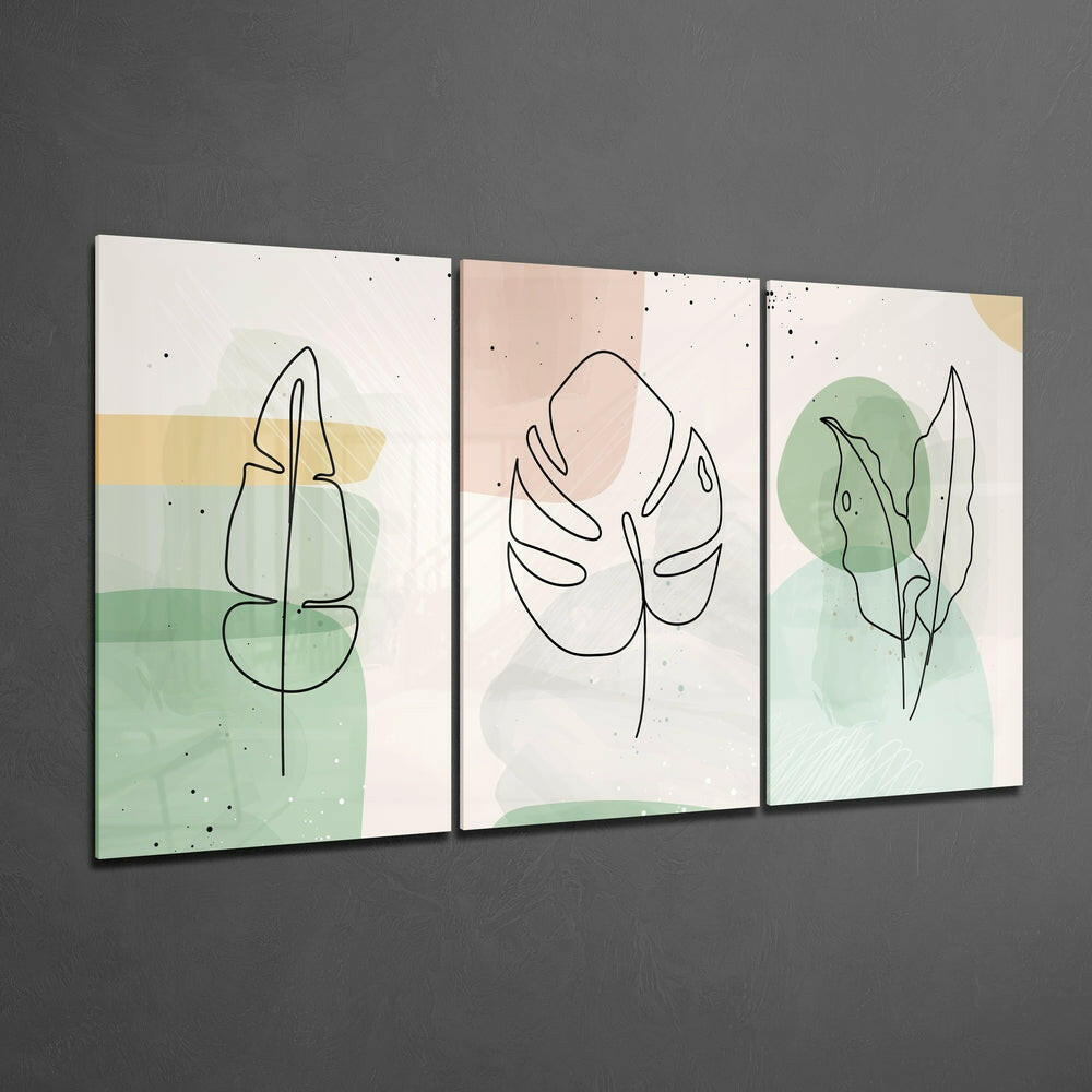 Abstract Shapes 8 Glass Wall Art