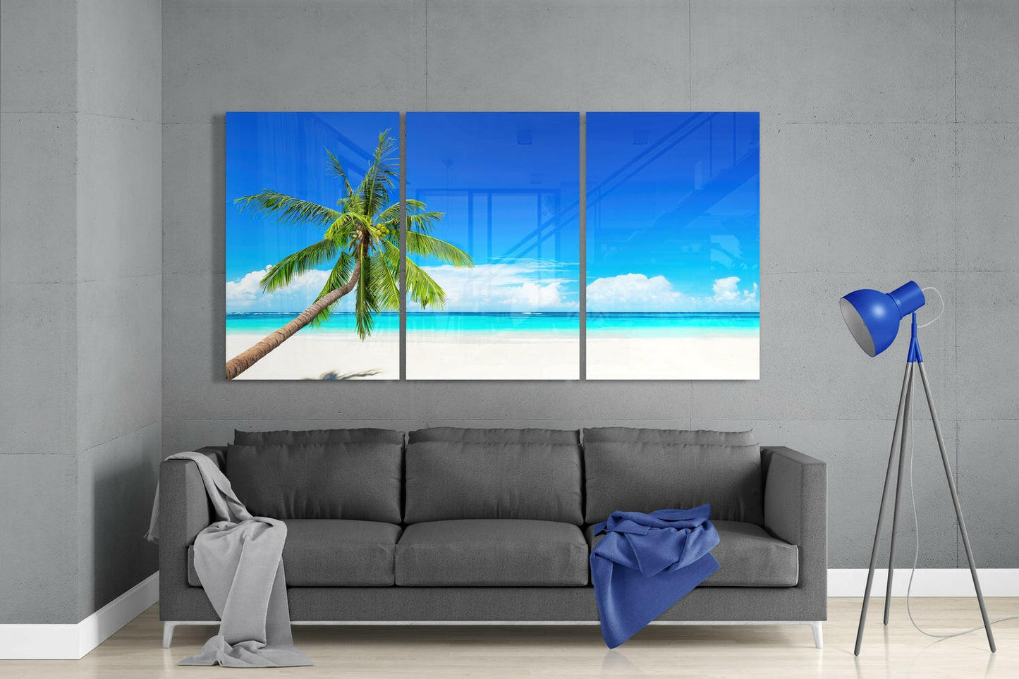 Palm Beach Glass Wall Art