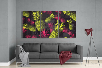 Pineapple Glass Wall Art