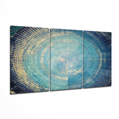 Abstract texture glass wall art