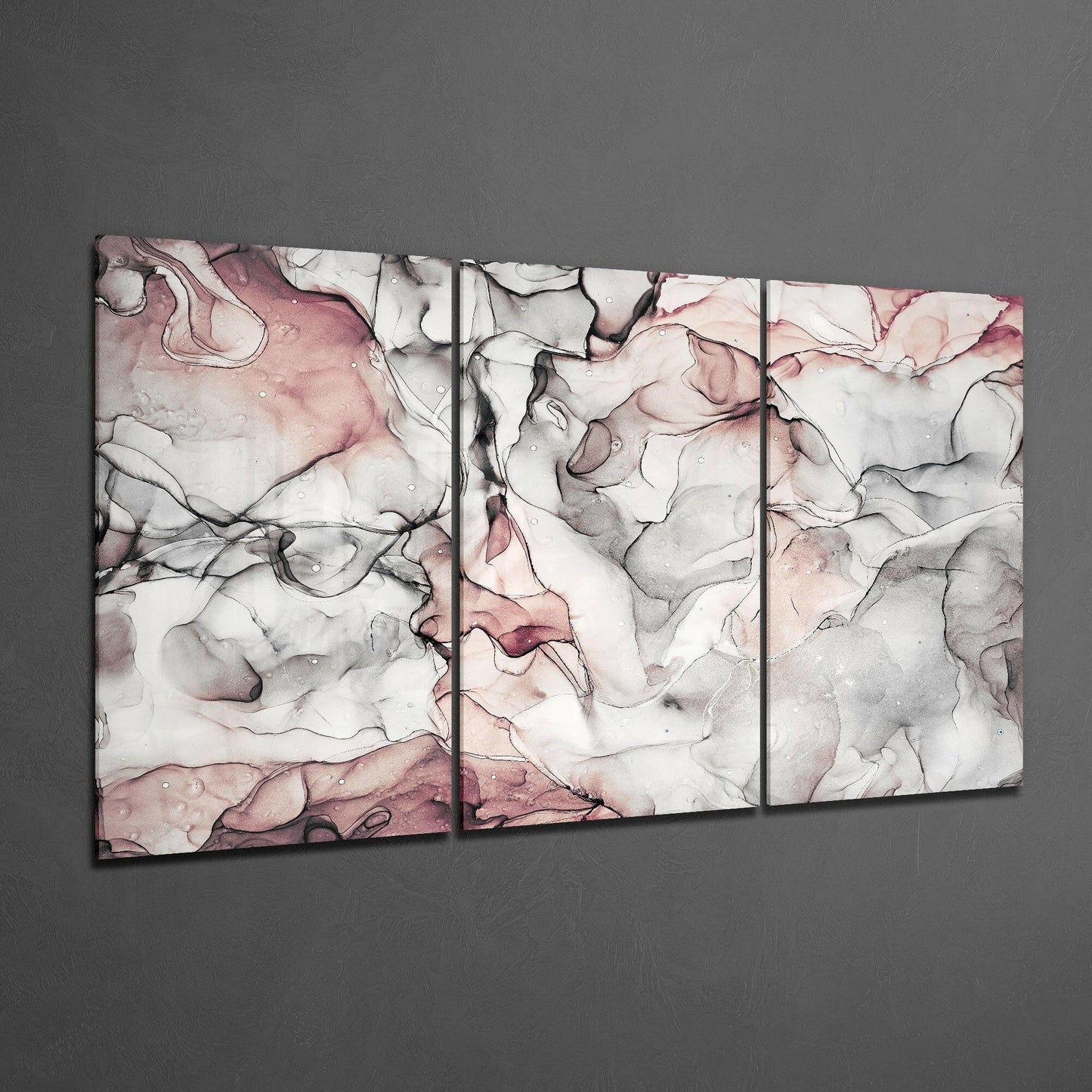 Smoky Posture Glass Wall Art