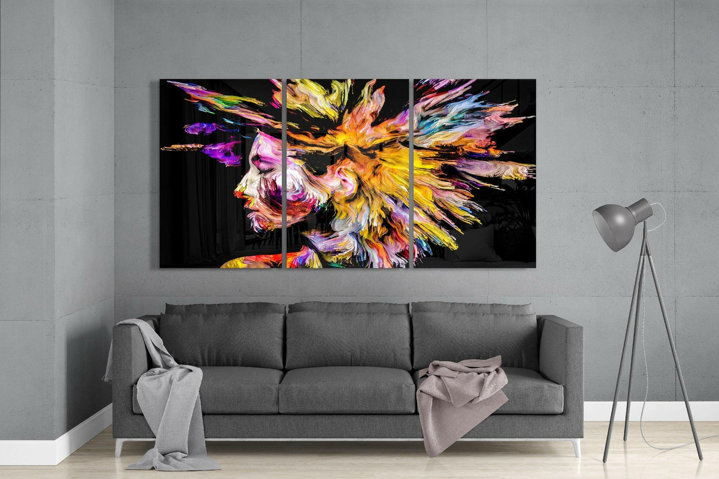 Colorful Thoughts Glass Wall Art